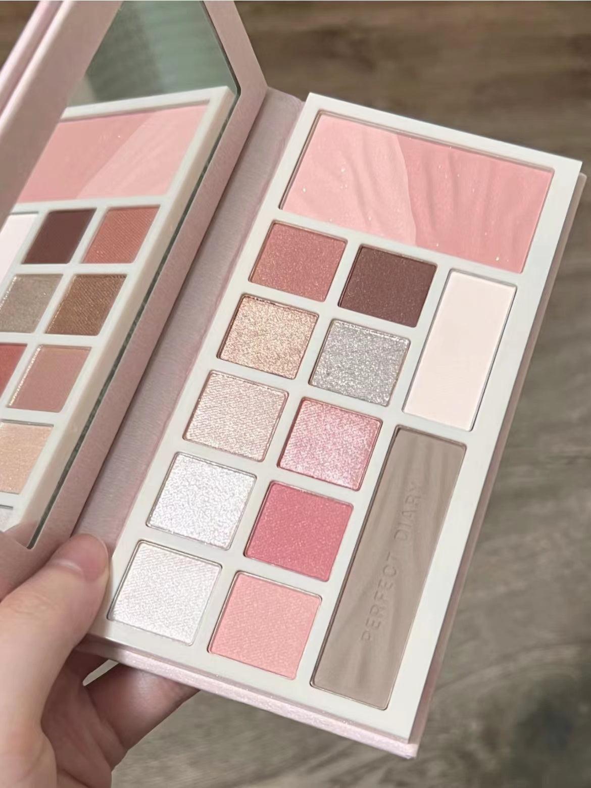 Palette yeux et joues Perfect Diary Denim 16 g