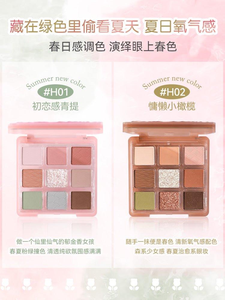 Palette de fards à paupières HOLD LIVE 9 couleurs 13,5 g
