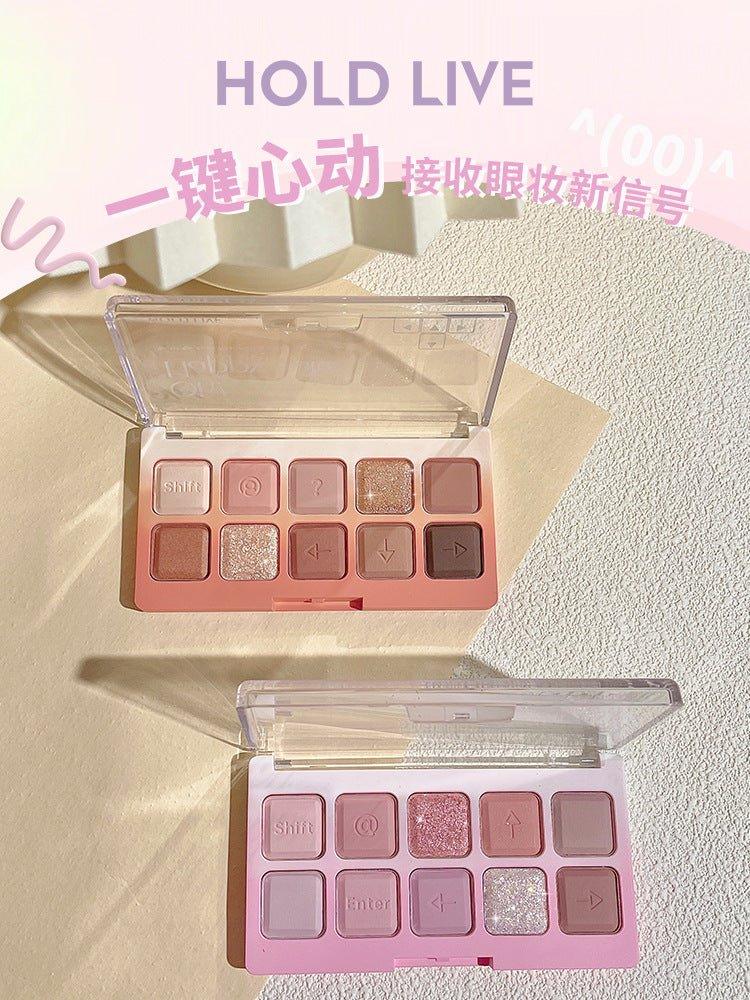 Palette de dix couleurs pour les yeux HOLD LIVE 12 g